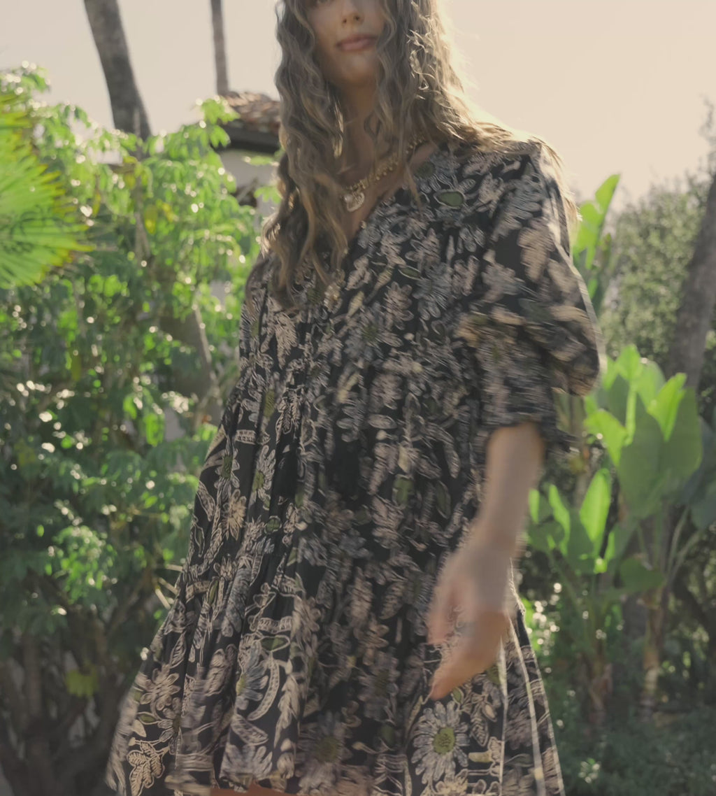 Raquel Mini Dress in Dark Magnolia
