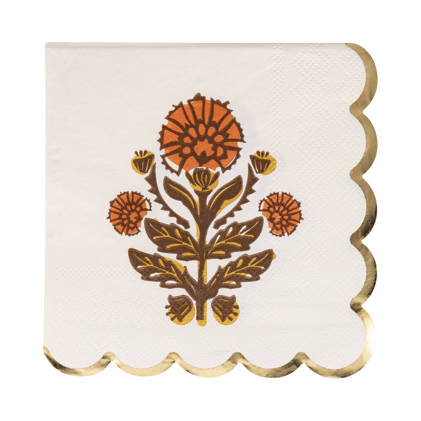 GVT1238 - Give Thanks Floral Cocktail Napkin