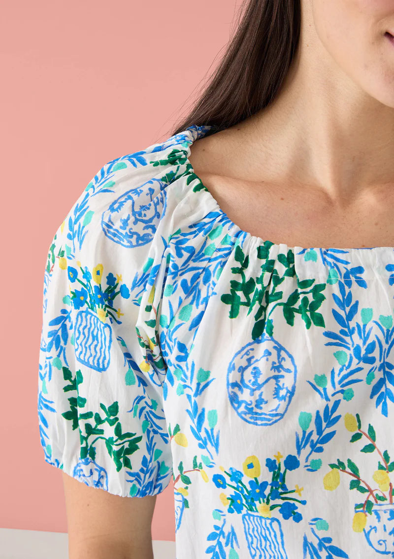 Ava Top in Lemon
