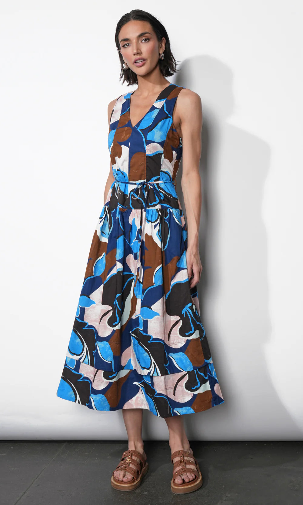 Abi Poplin Midi Dress