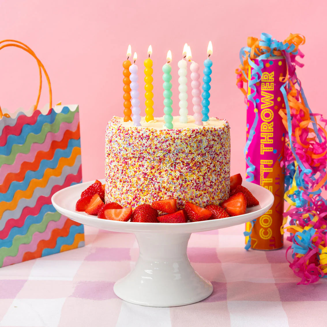TT - Birthday Brights Bobble Candles Boxed Set