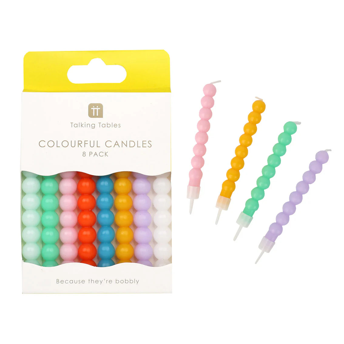 TT - Birthday Brights Bobble Candles Boxed Set