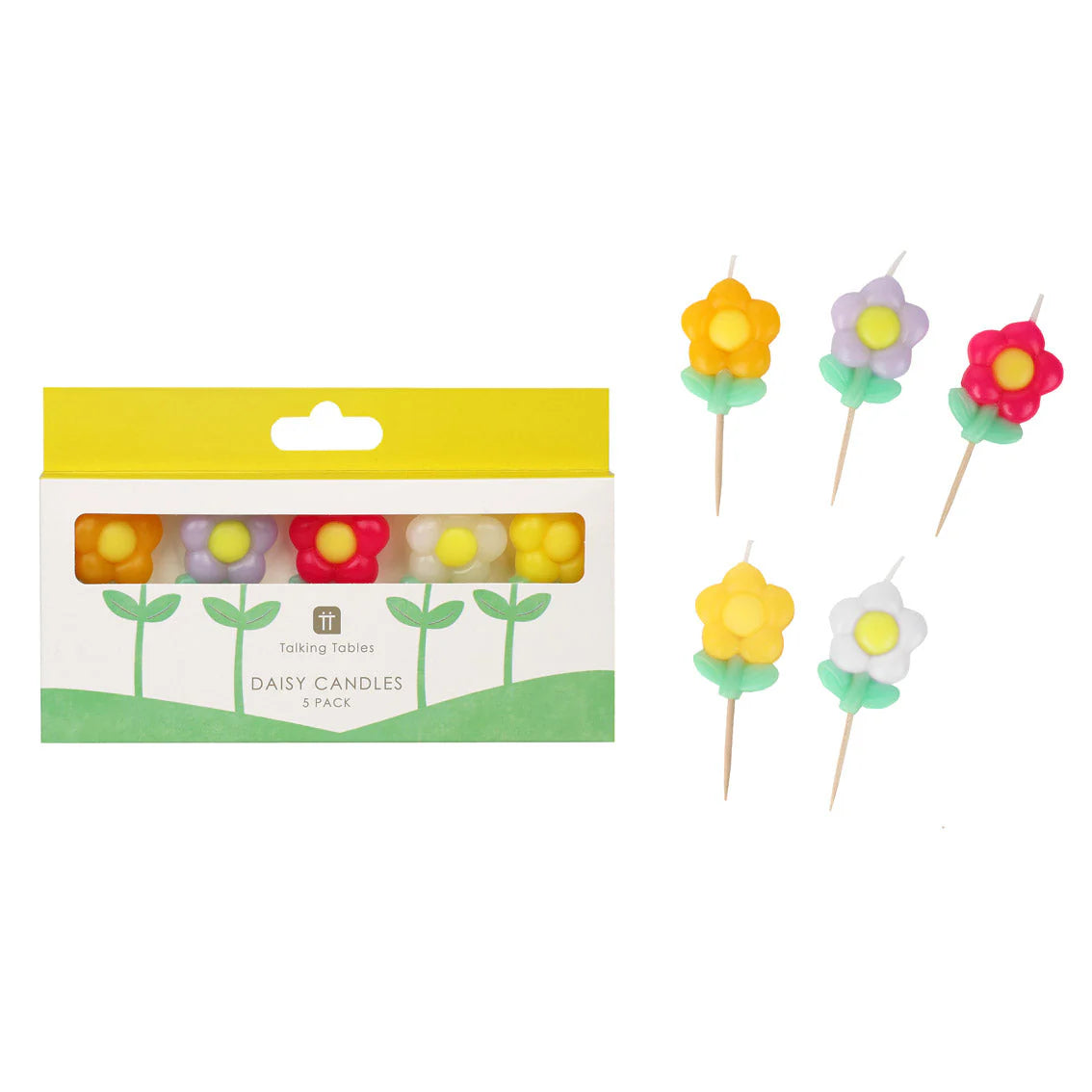 TT - Daisy Birthday Candles Boxed Set
