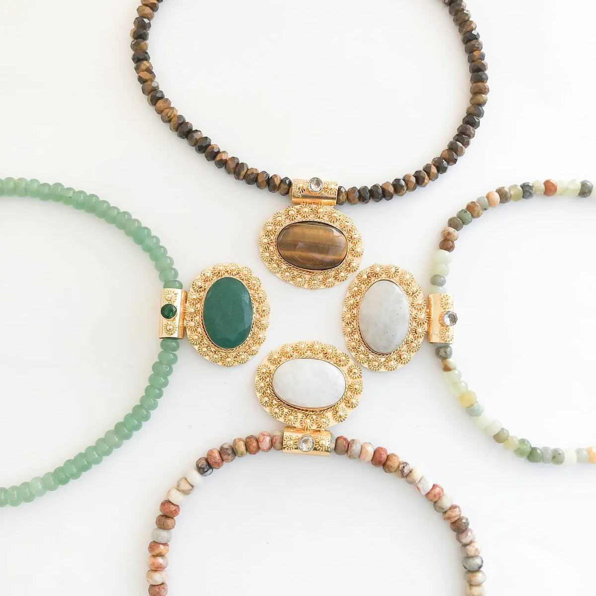 Gemstone Layering Necklace