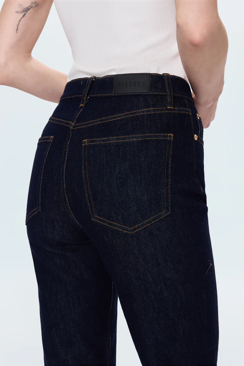 Bri Ankle High Rise Slim Straight in Nightfall