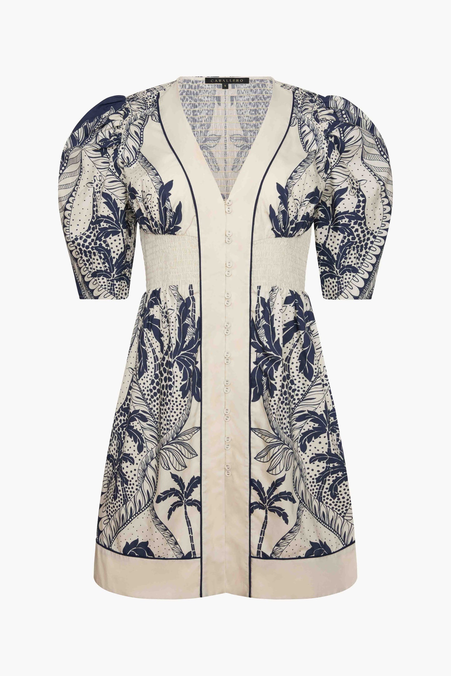 Lucinda Dress in Ink Island