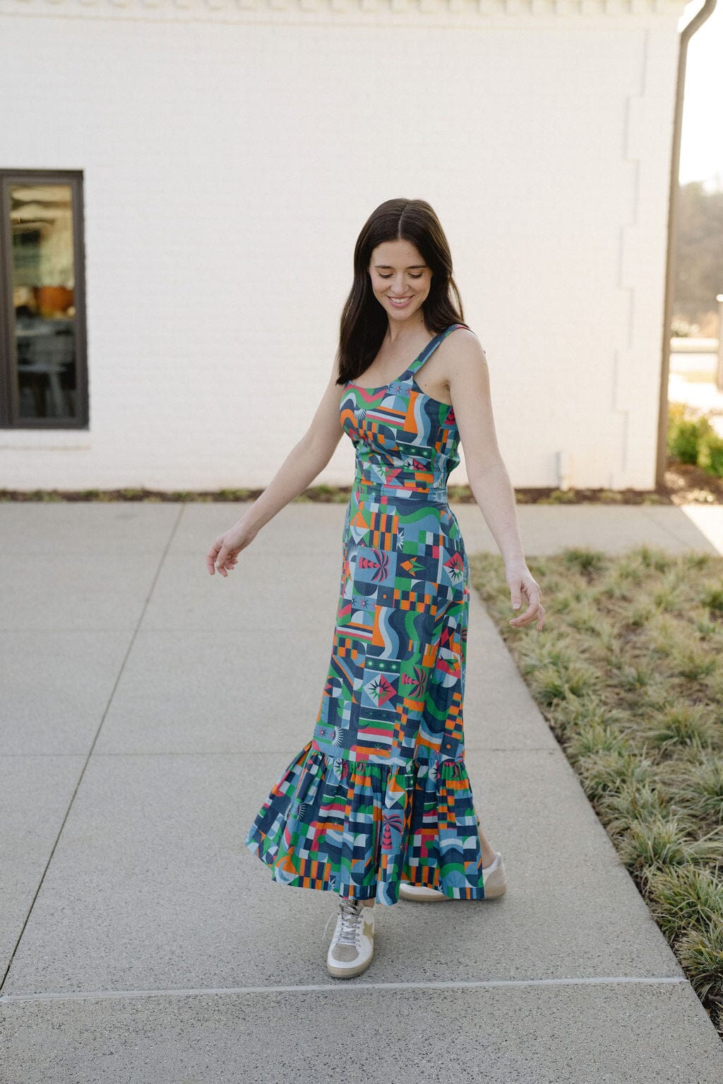 Brianna Skirt in Blue Turq
