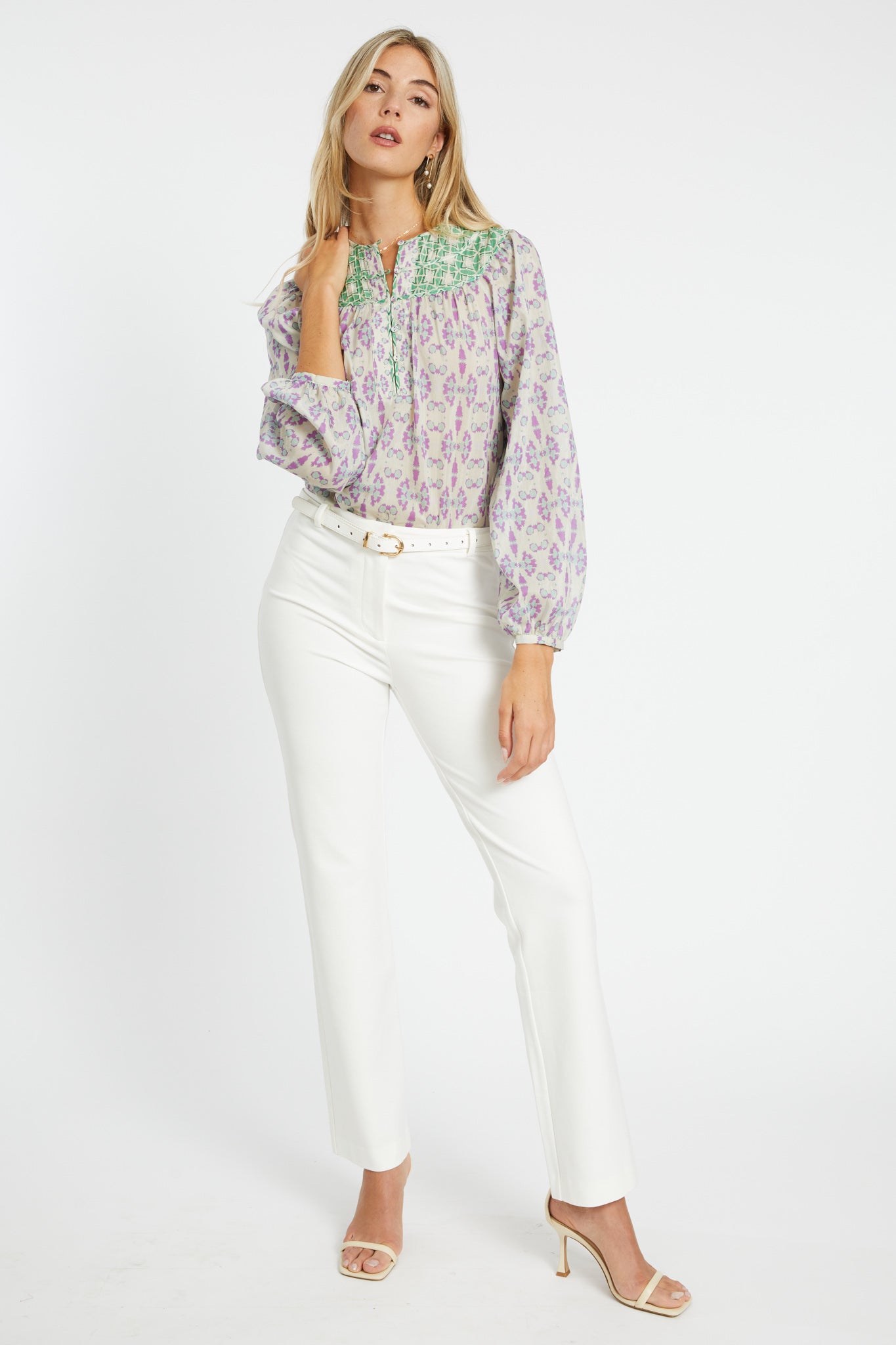 Emery Top in Tribal Ink Blot