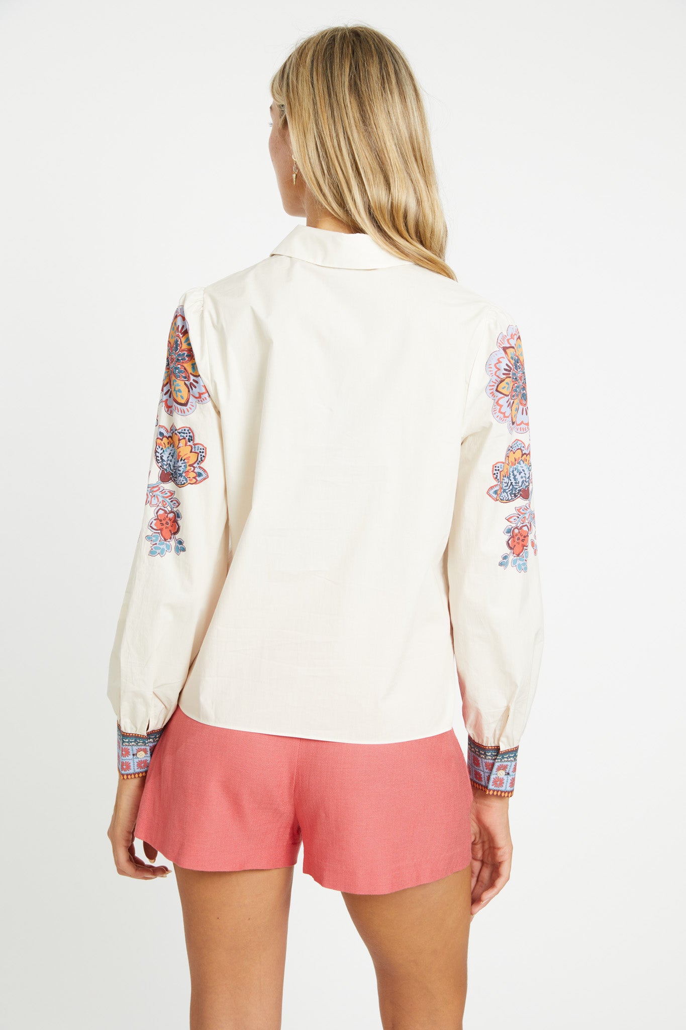 Audrey Top in Woodblock Bloom