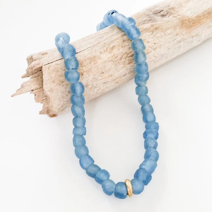 Glass Washer Necklace