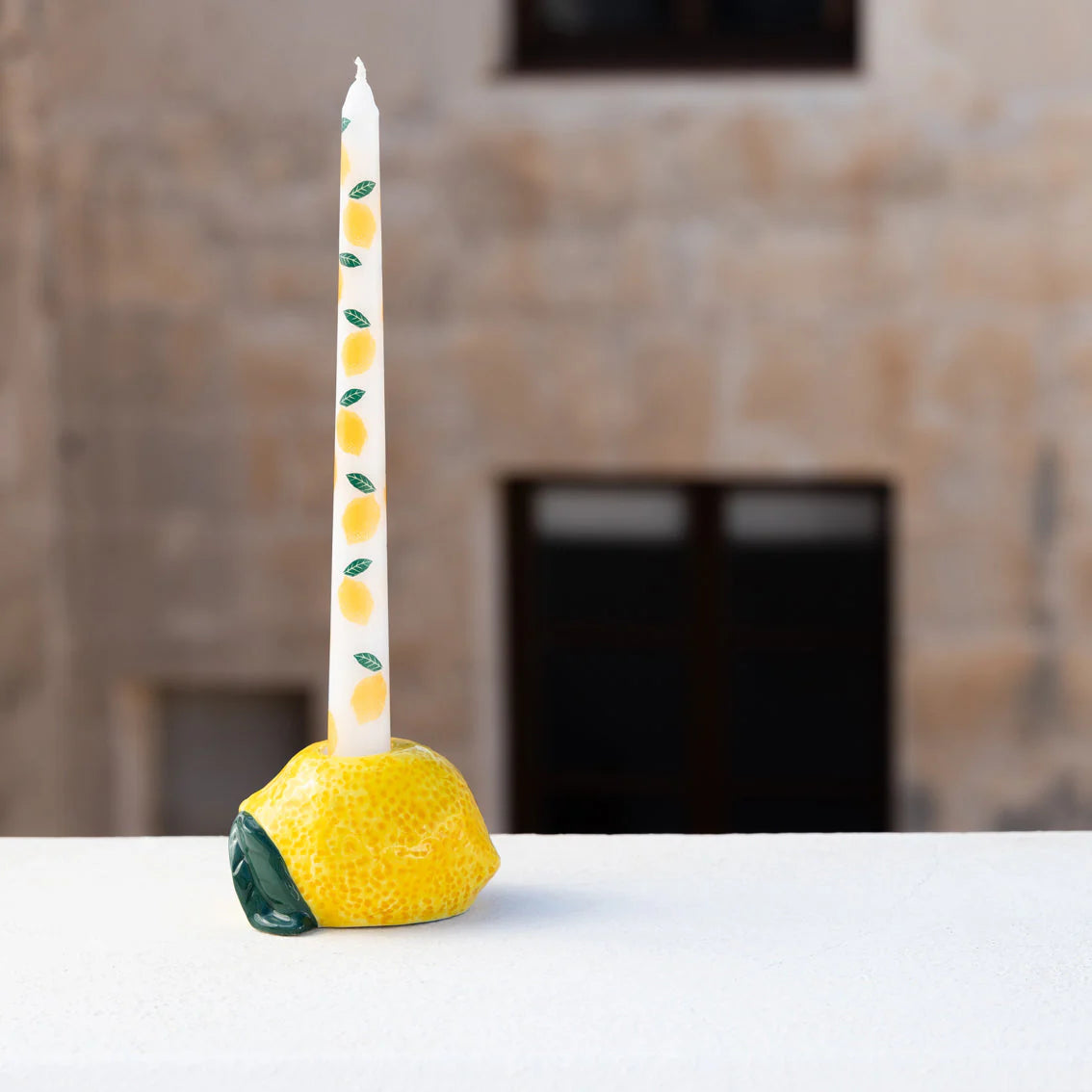 TT - Bon Appetit Ceramic Candle Holder