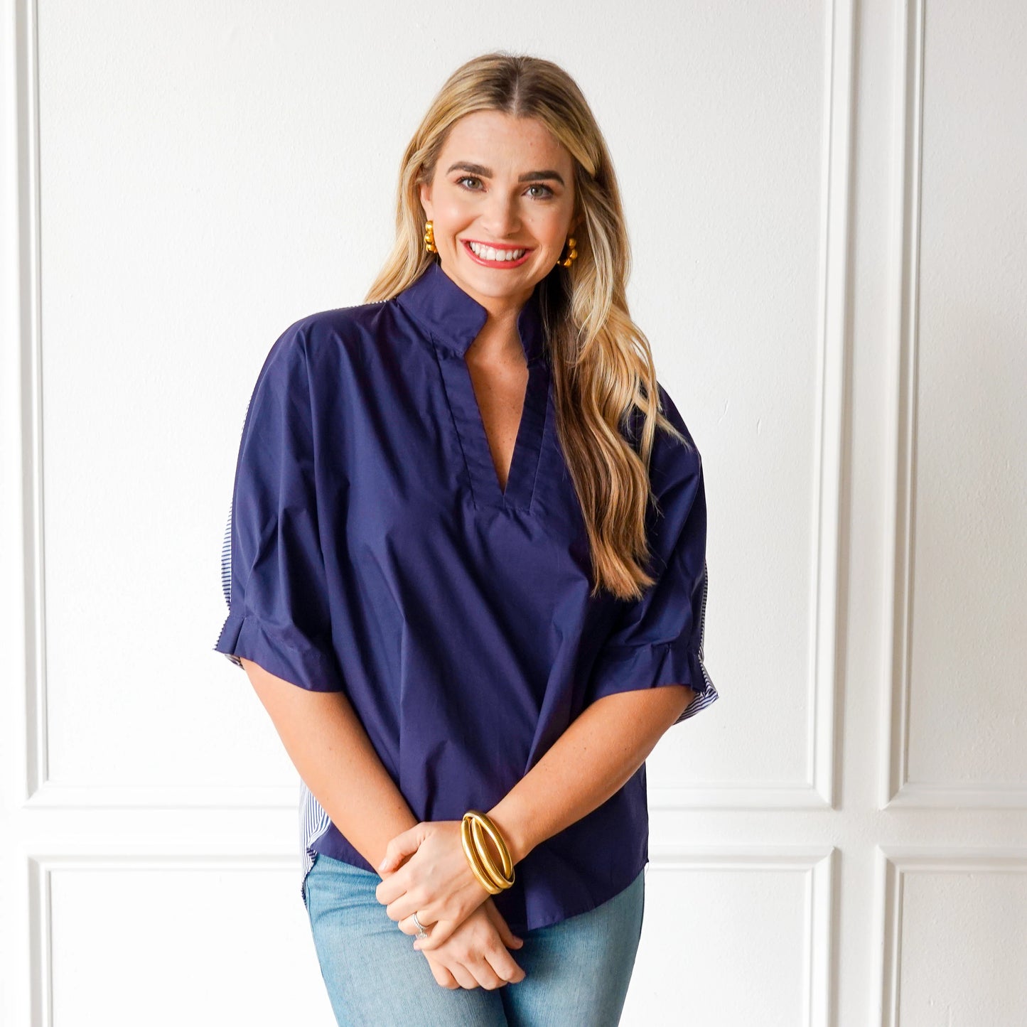 Caroline Contrast Top