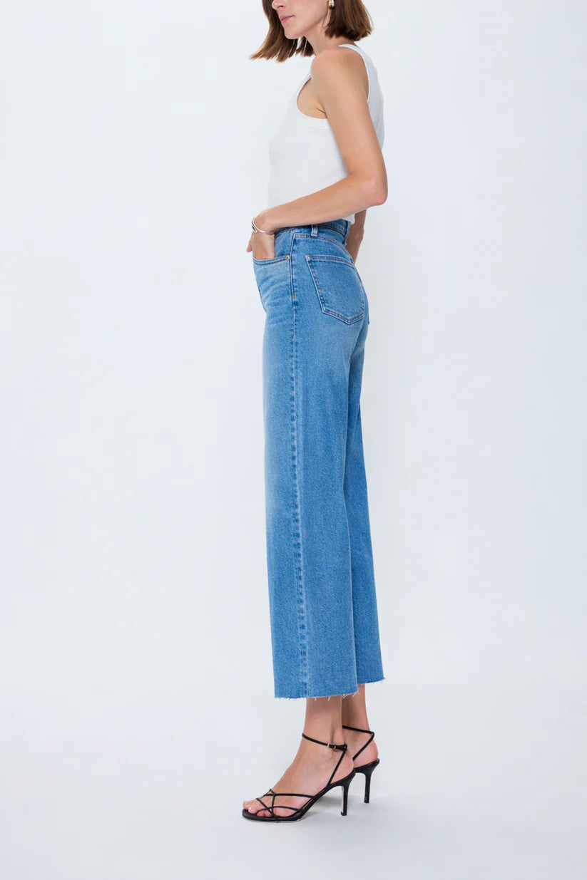 Lana Crop High Rise Ultra Wide Leg in Wild Heart