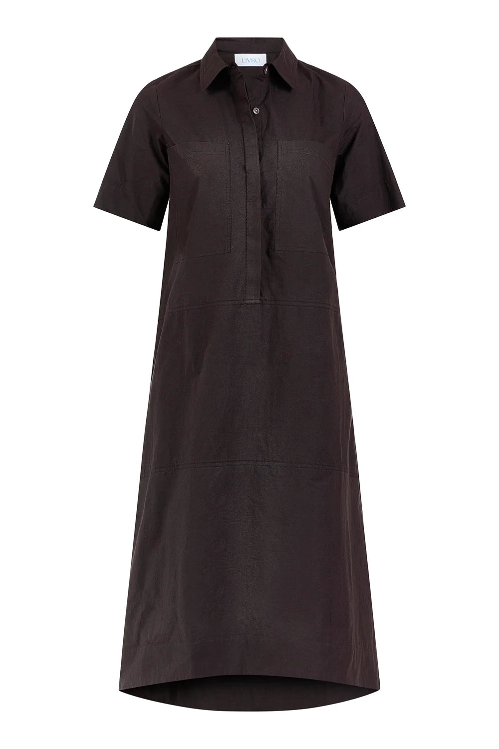 City Dress in Ganache
