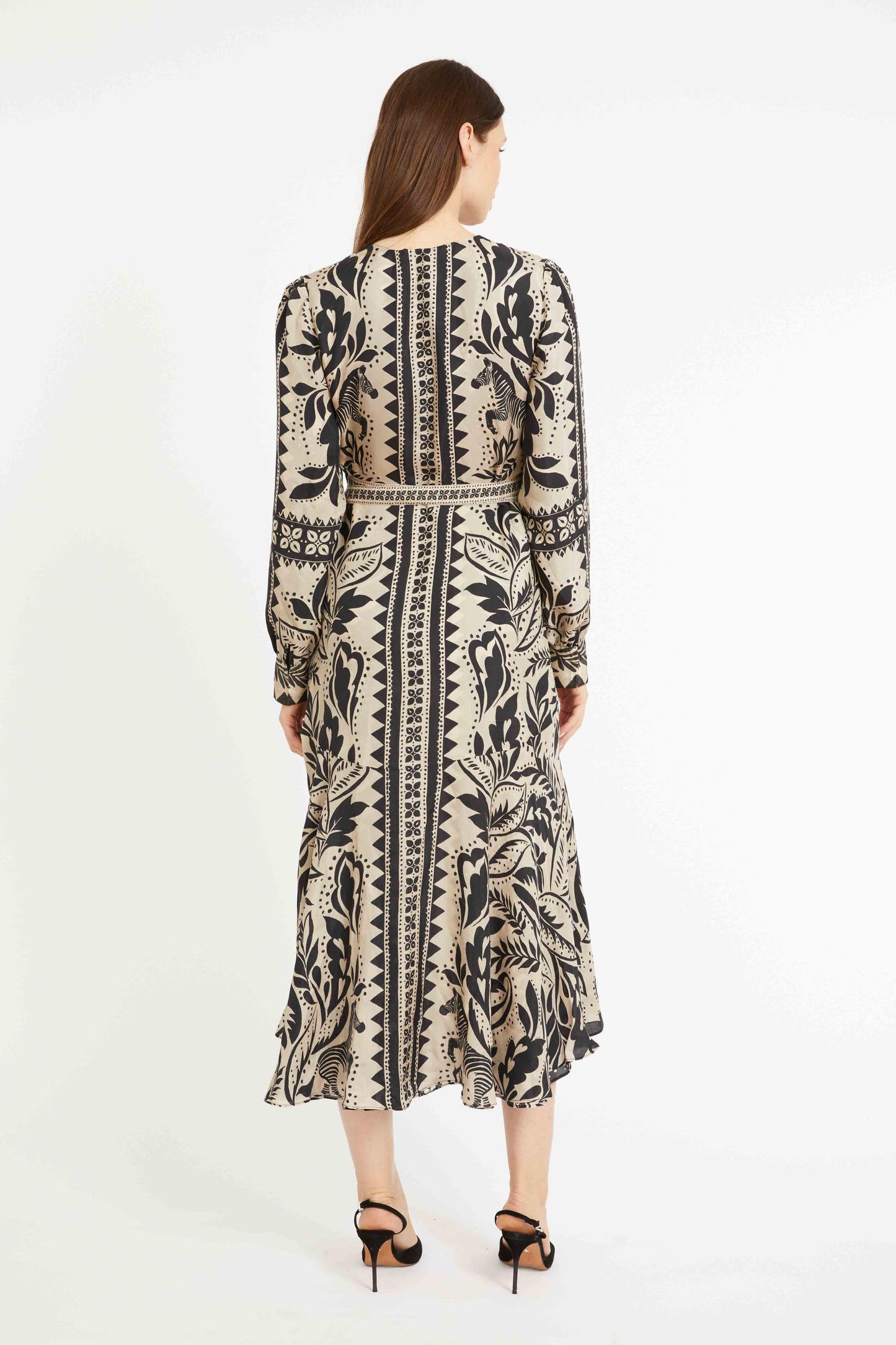 Moon Reversible Maxi in Zebra Fern