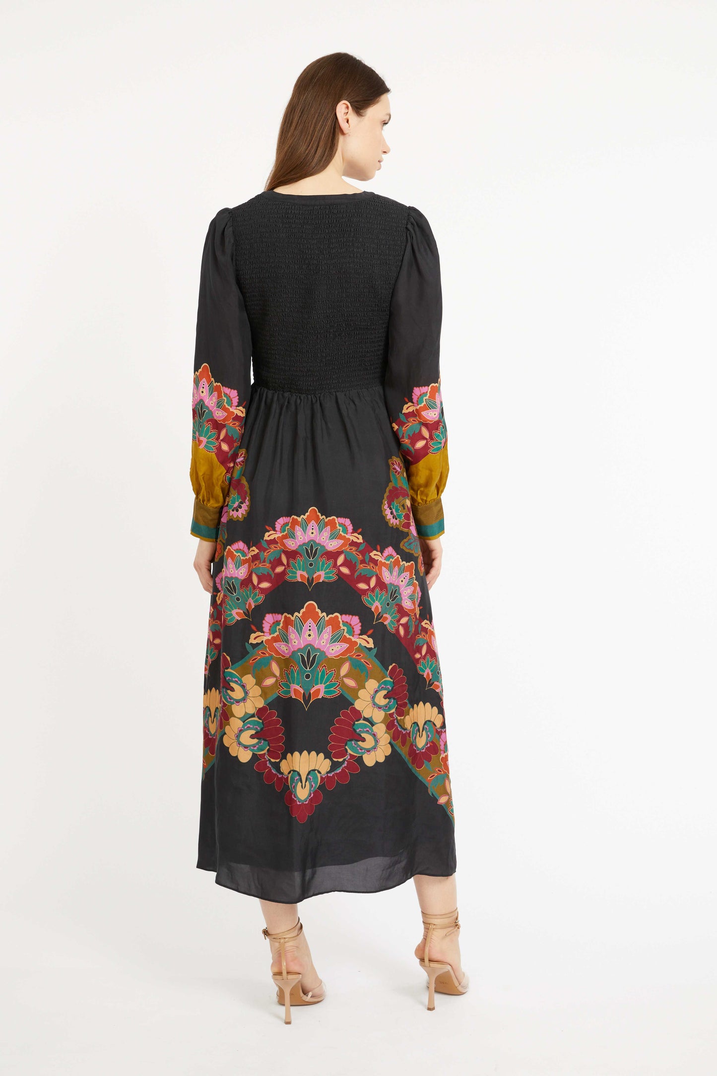 Perle Dress in Lacquer Bush Lily