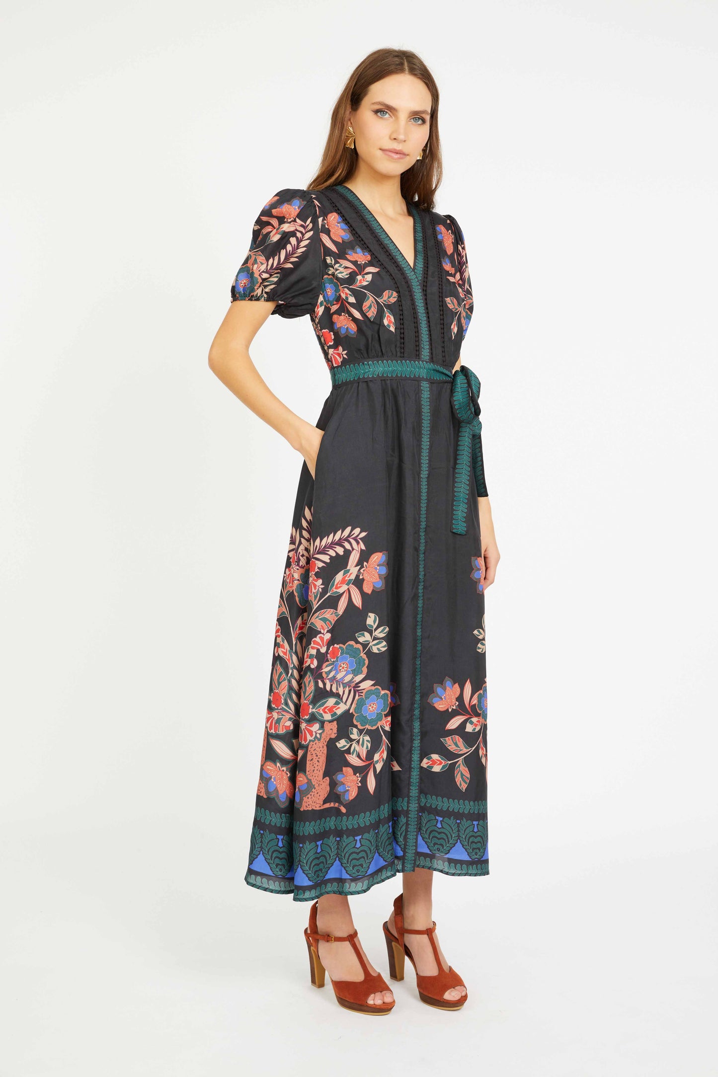 Irina Dress in Zulu Prince Cheetah