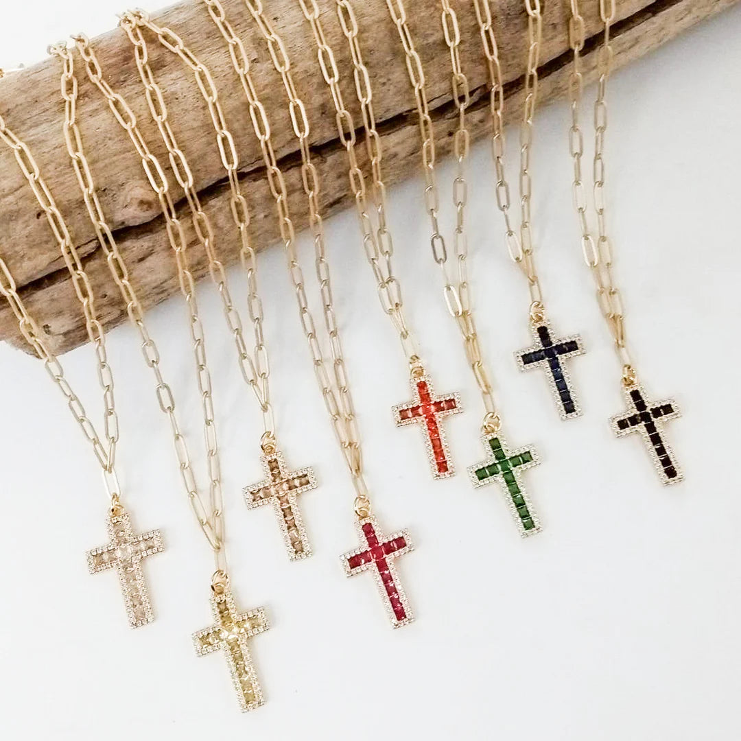 Tile Cross on Paperclip