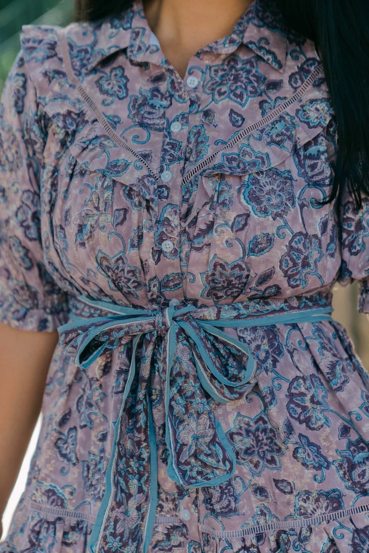 Autumn Short Dress in Merlot