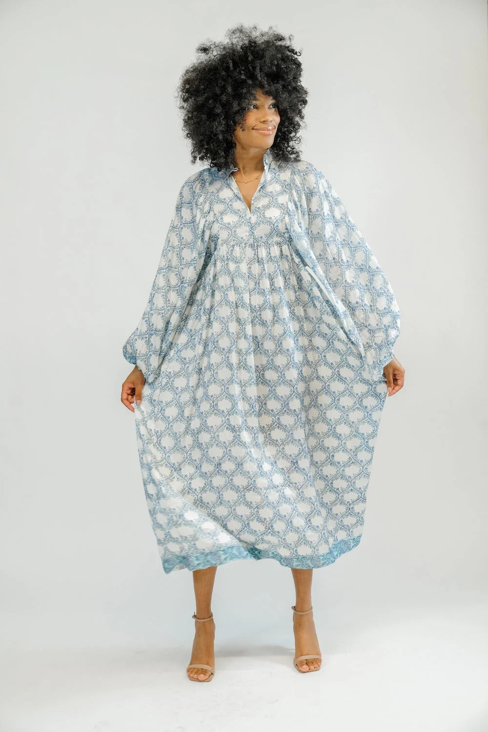 Cassia Maxi Dress in Acacia