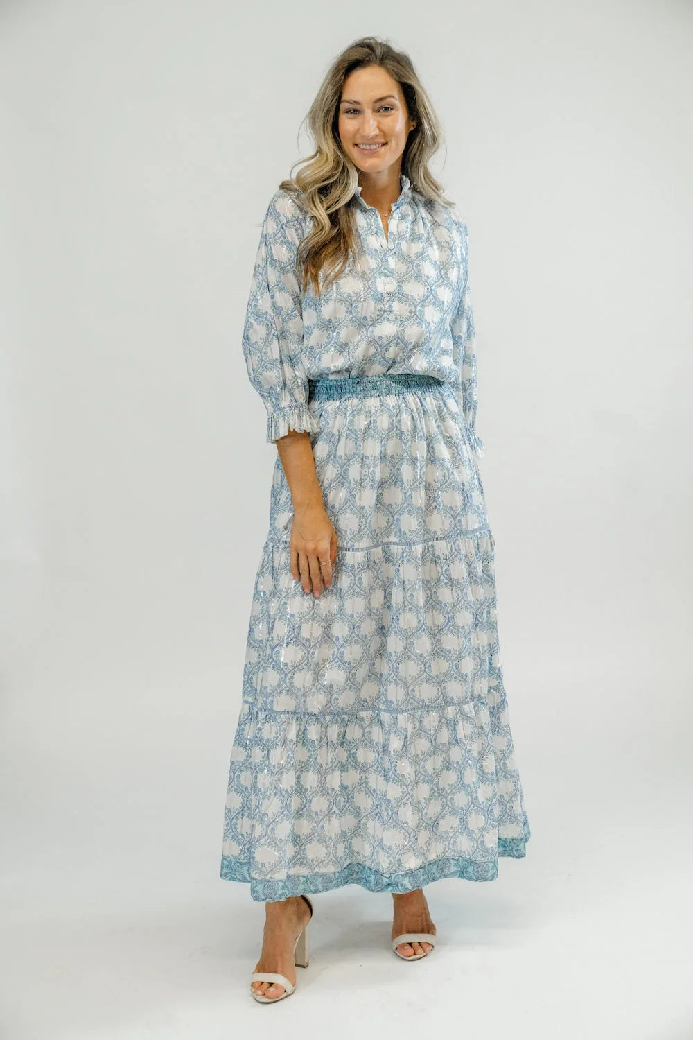 Olive Blouse in Acacia