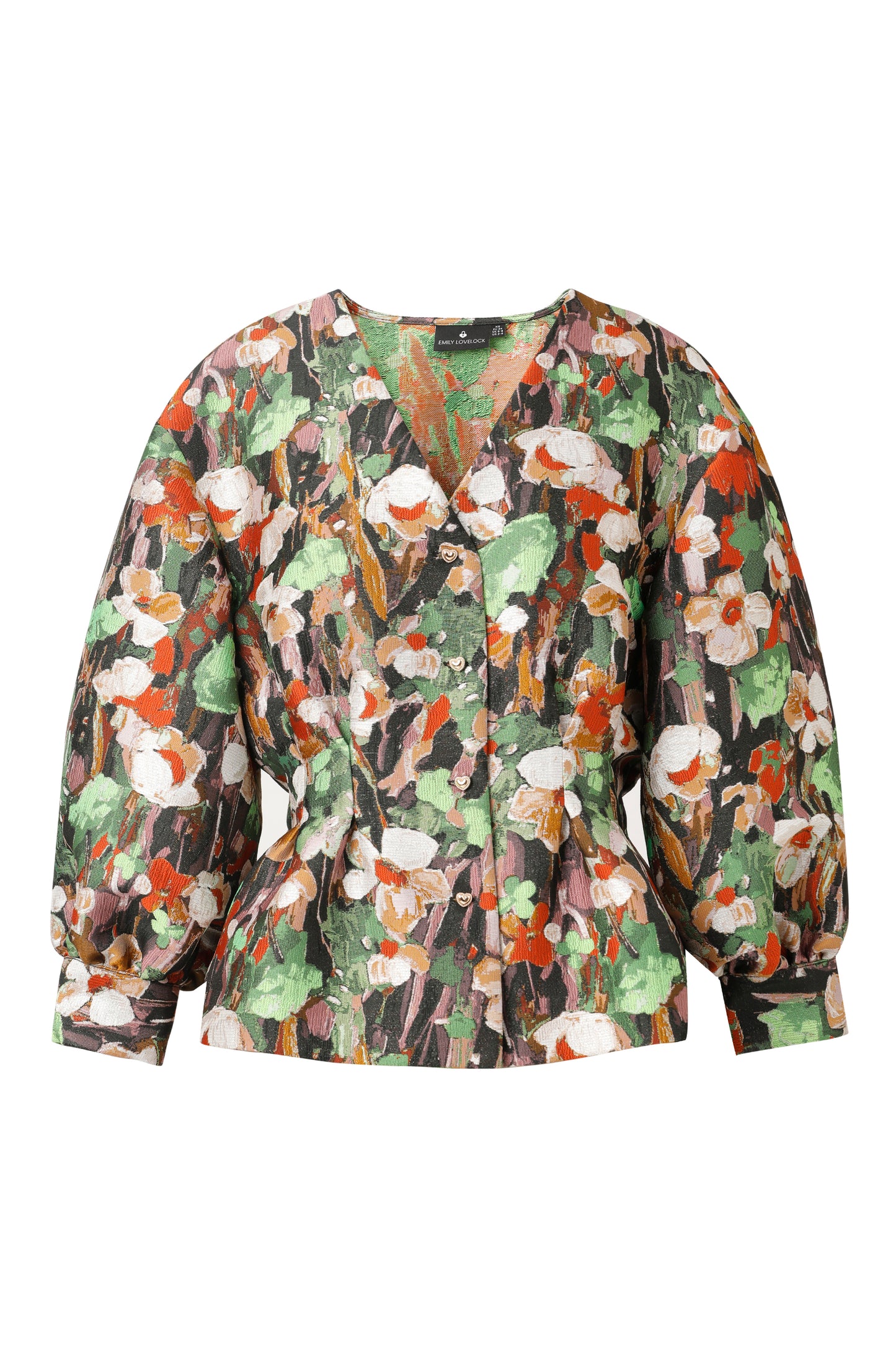 Kiki Blouse in Green Flash