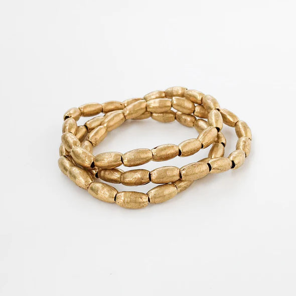 Brass Bracelets - Set of 3