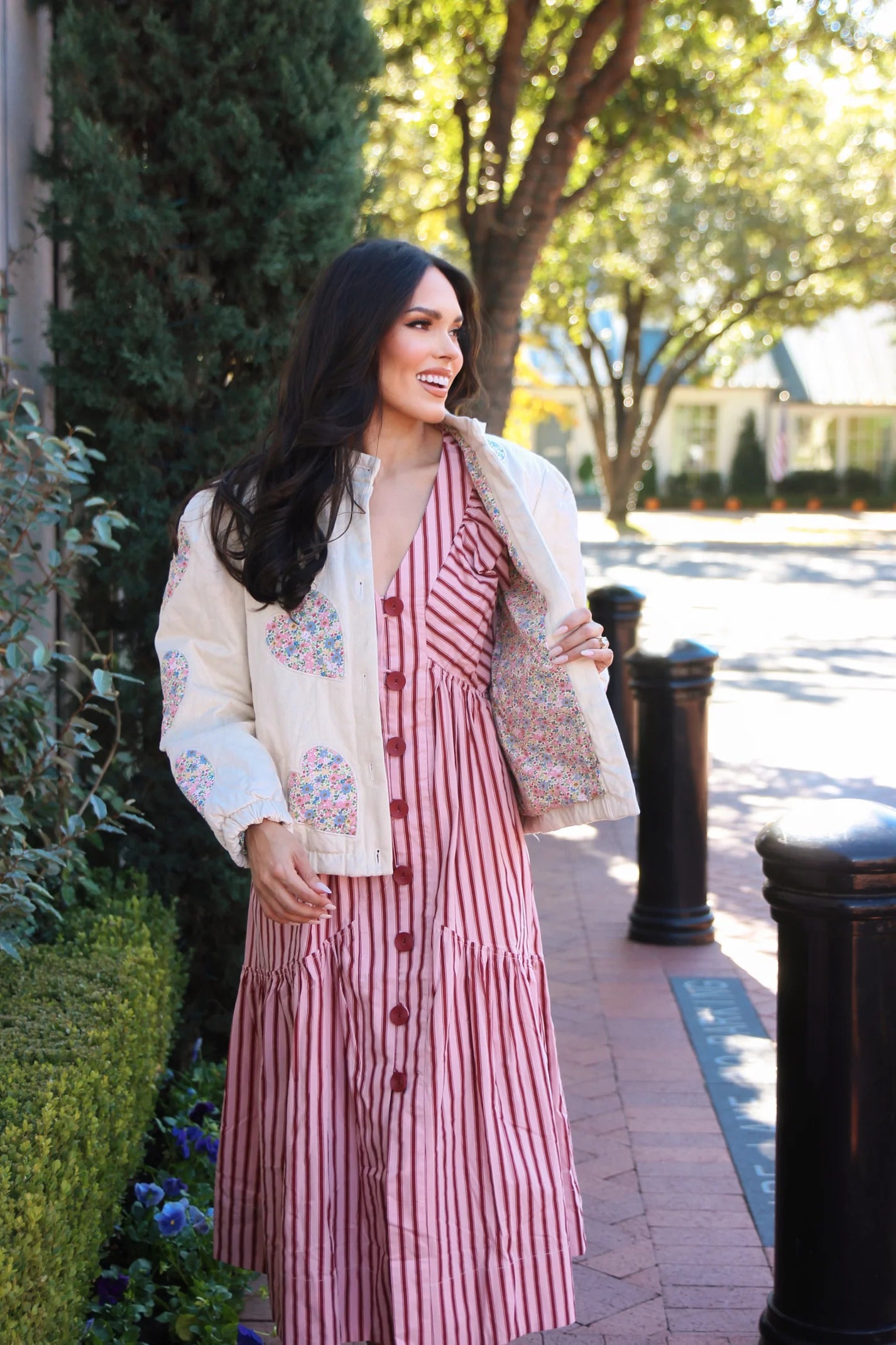 Vintage Floral Heart Jacket