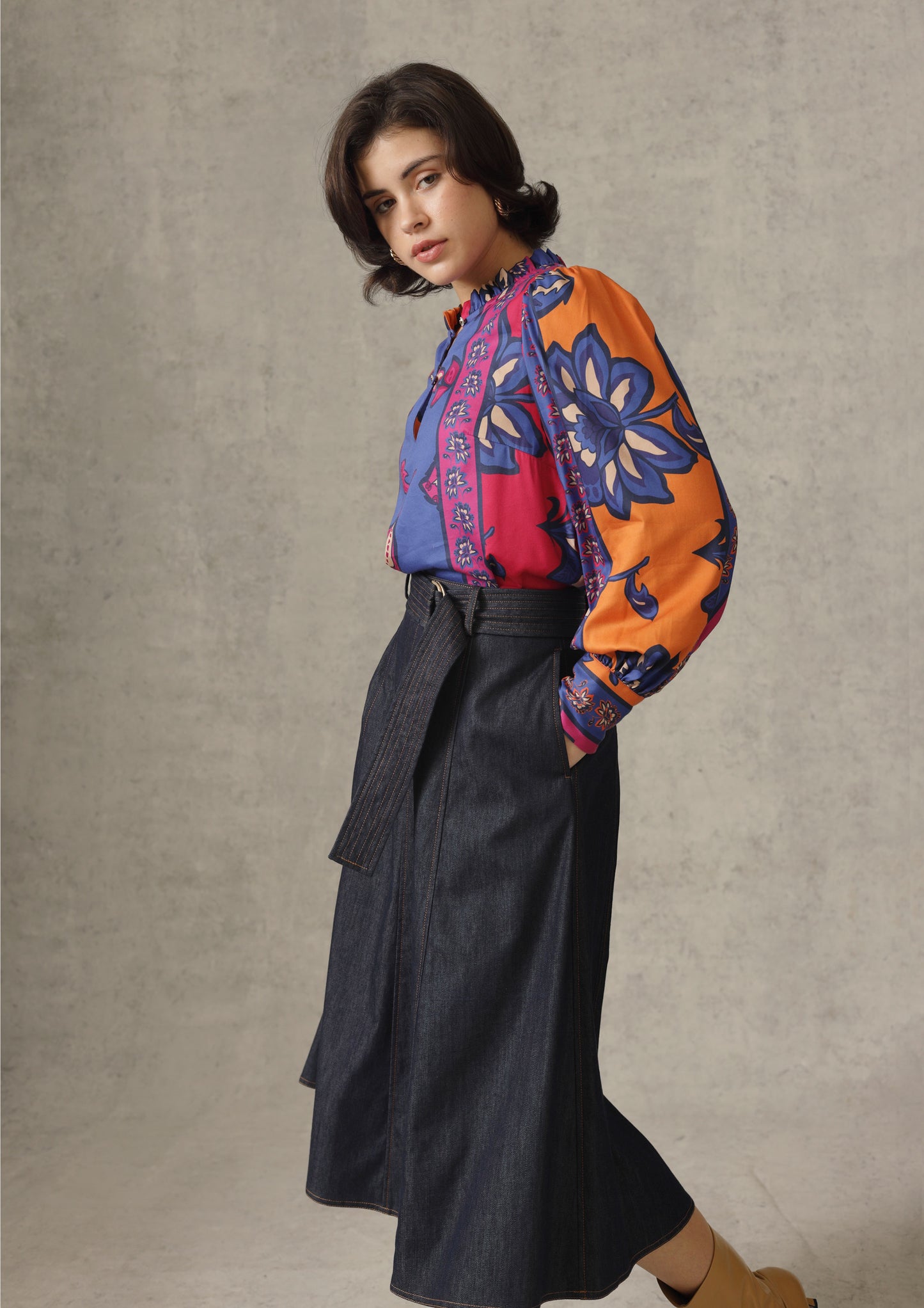 Evanna Blouse in Multi