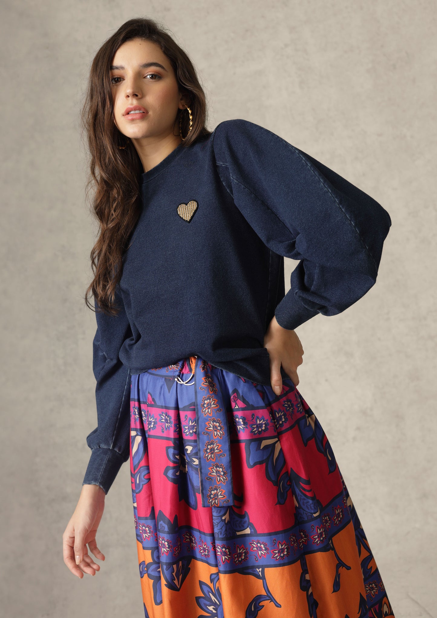 Jemma Sweatshirt in Blue