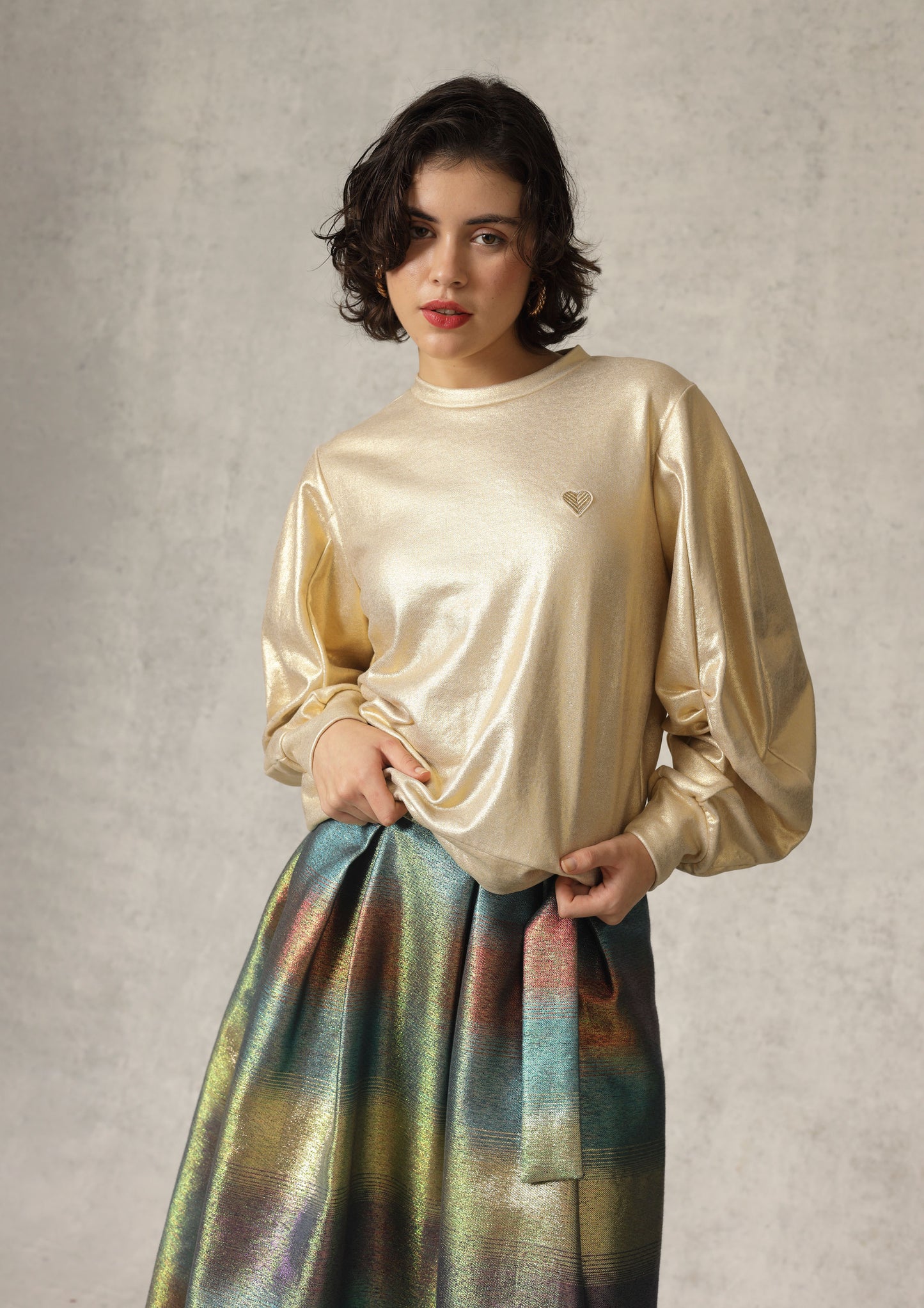 Jemma Sweatshirt in Gold
