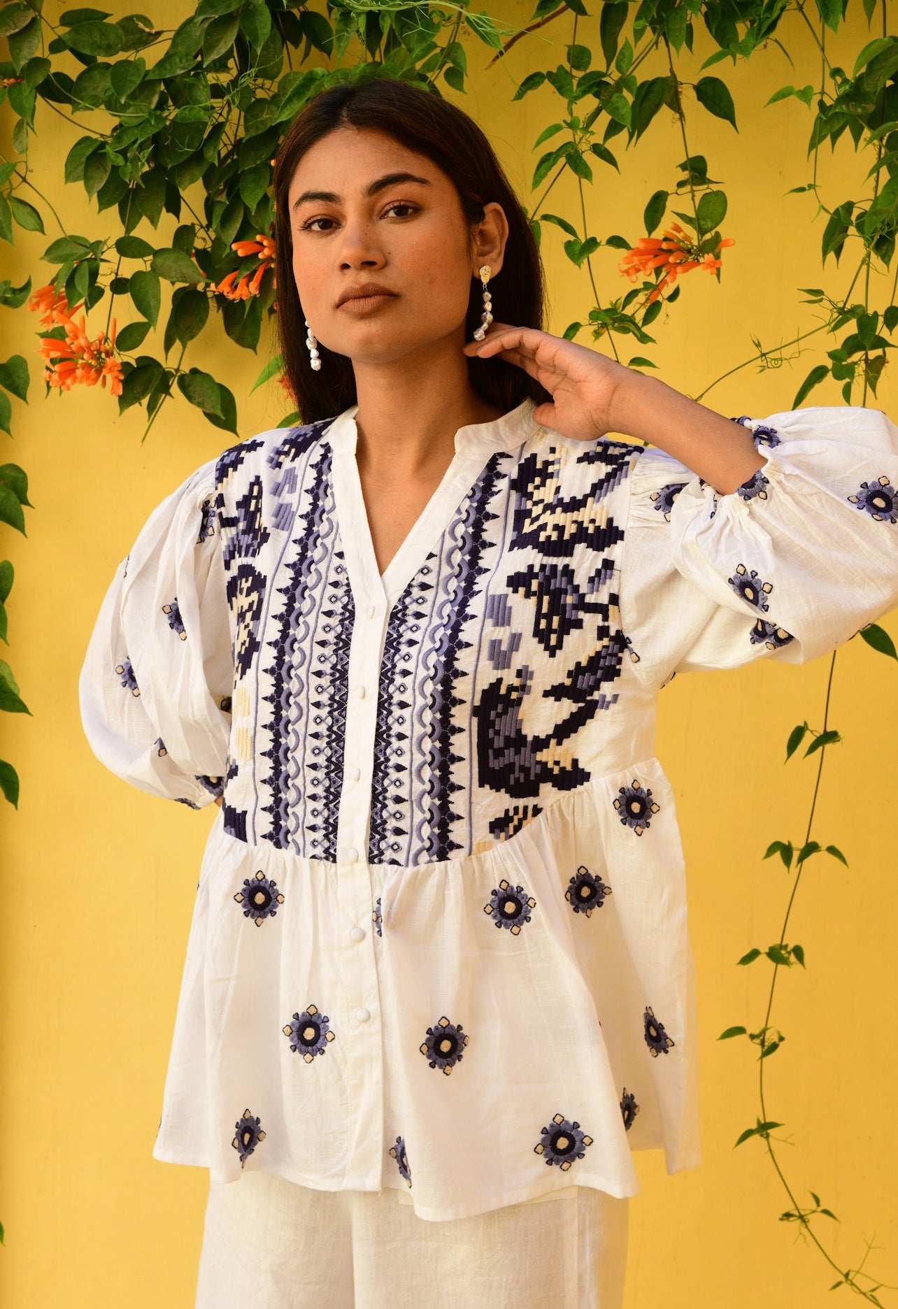 Paradise Blouse in White