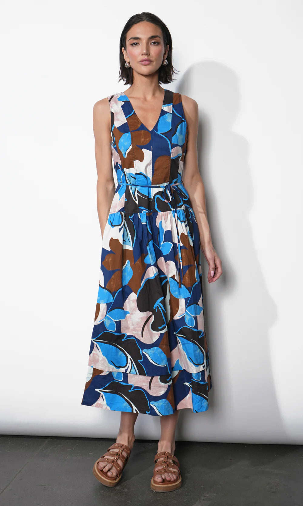 Abi Poplin Midi Dress