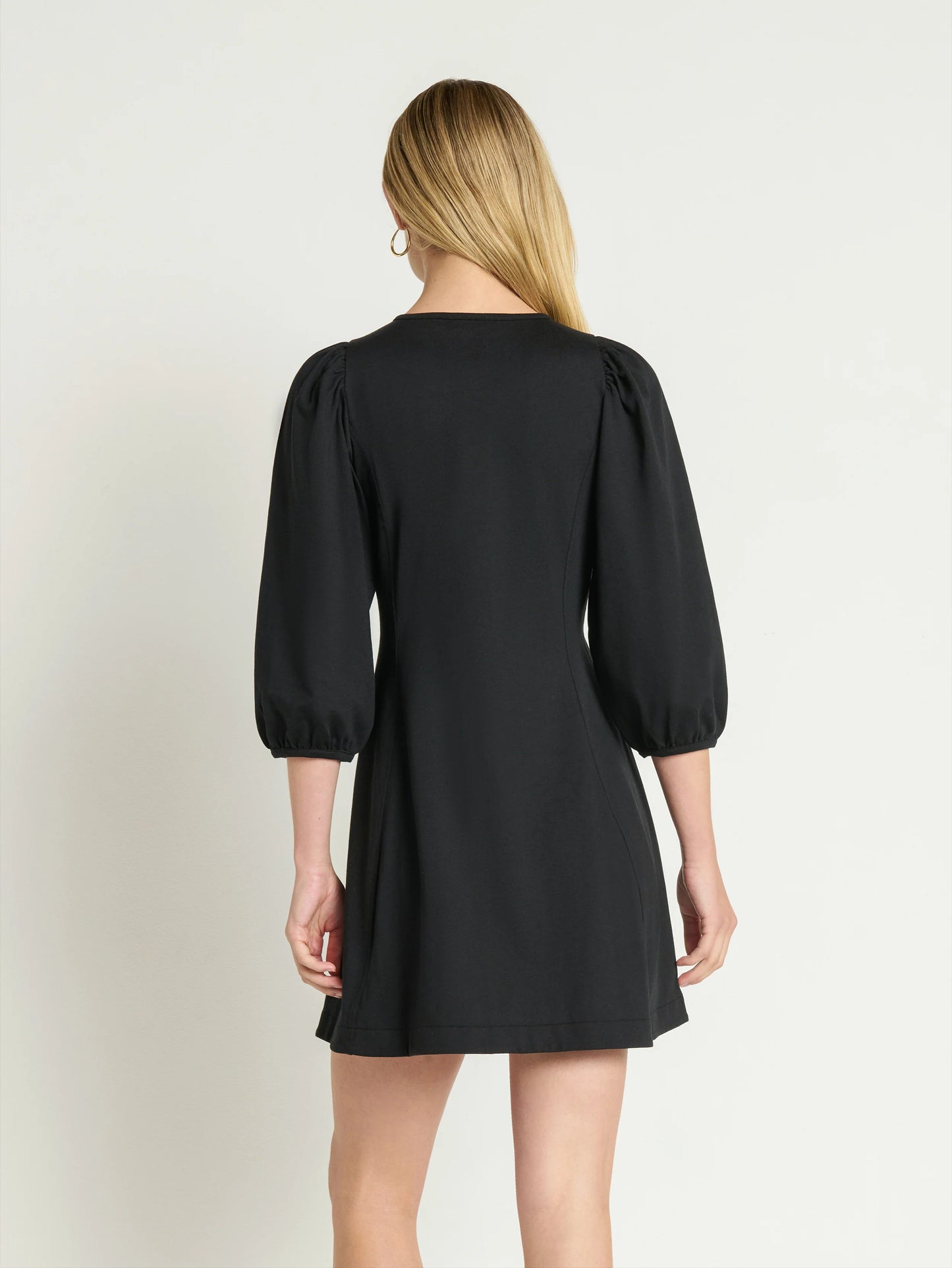Gilda Mini Dress in Jet Black