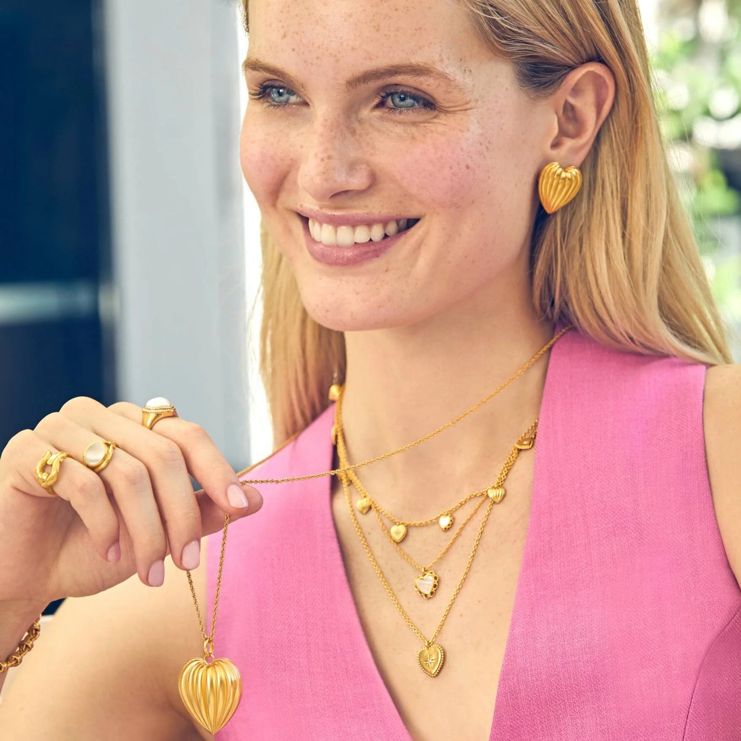 Heart Duo Delicate Necklace