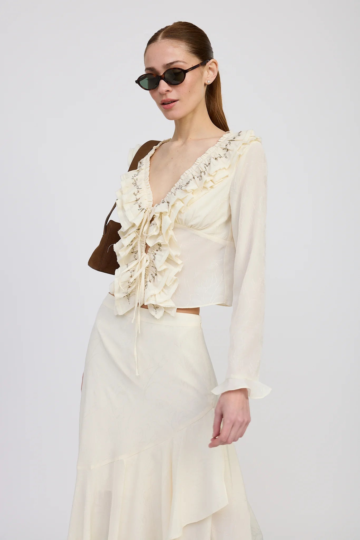 Gabriella Top in Ivory