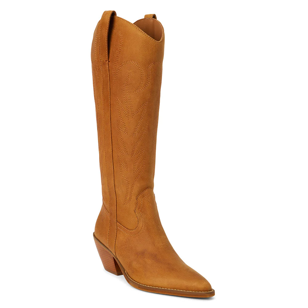 Agency Knee High Boot in Caramel