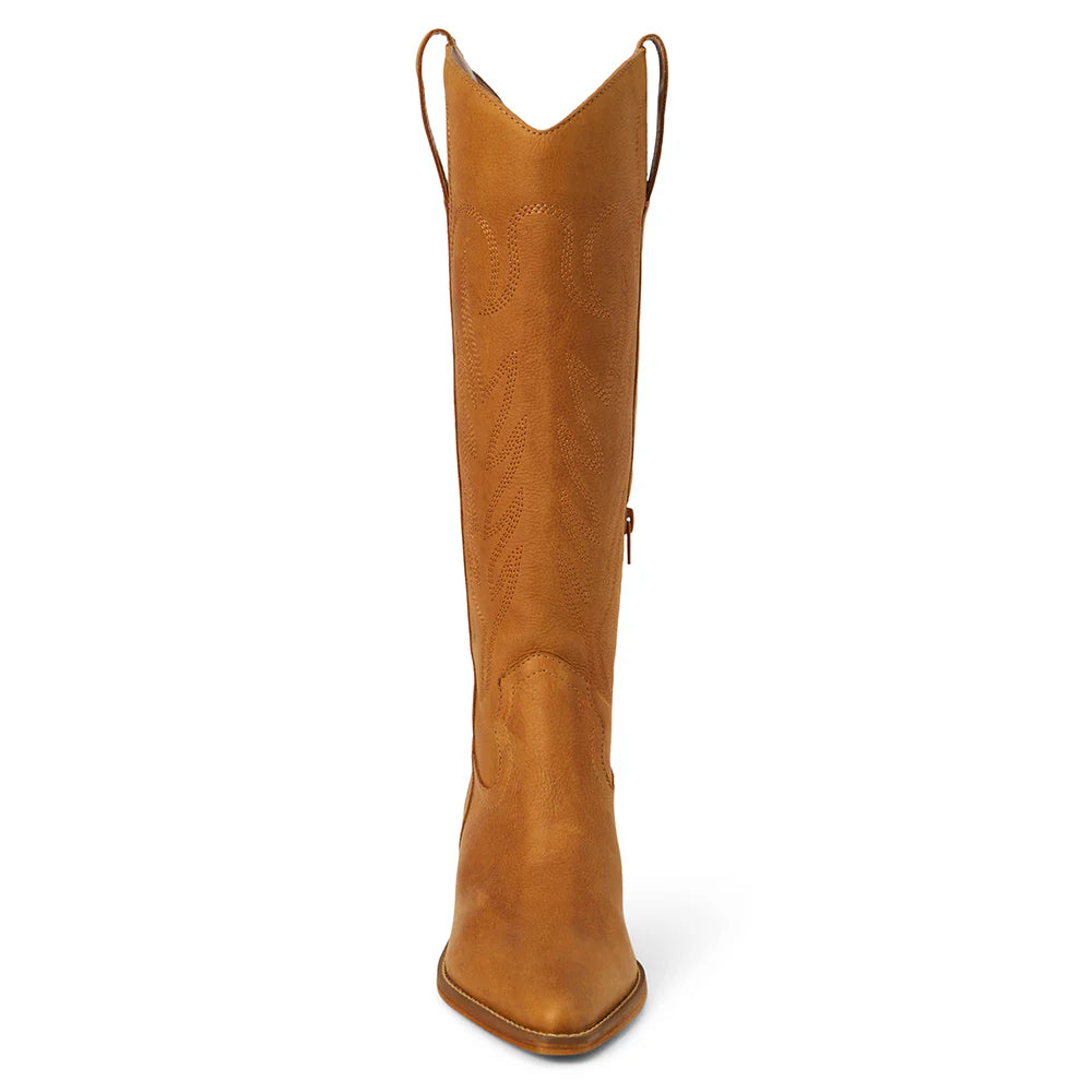 Agency Knee High Boot in Caramel