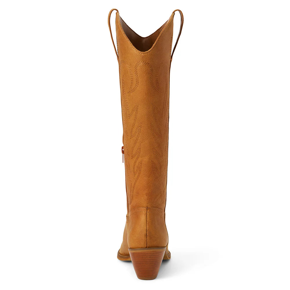 Agency Knee High Boot in Caramel