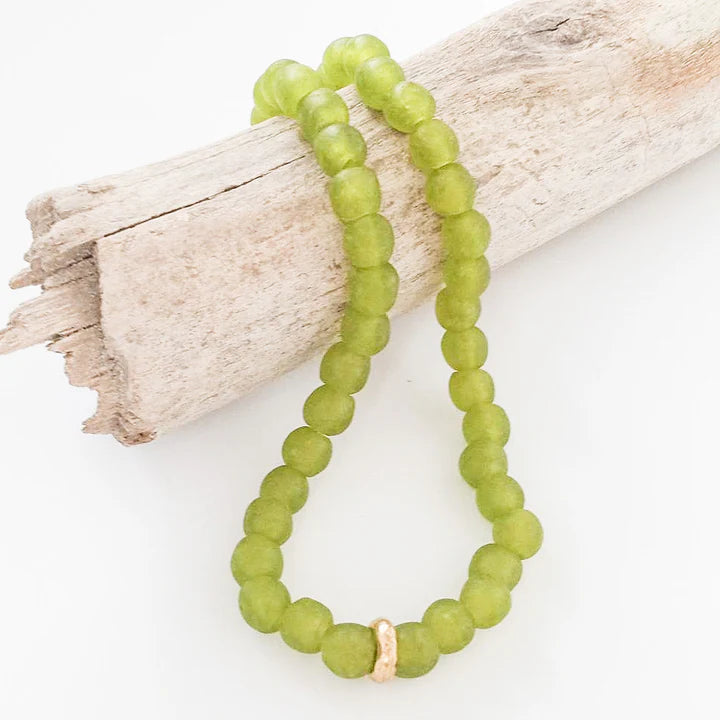 Glass Washer Necklace