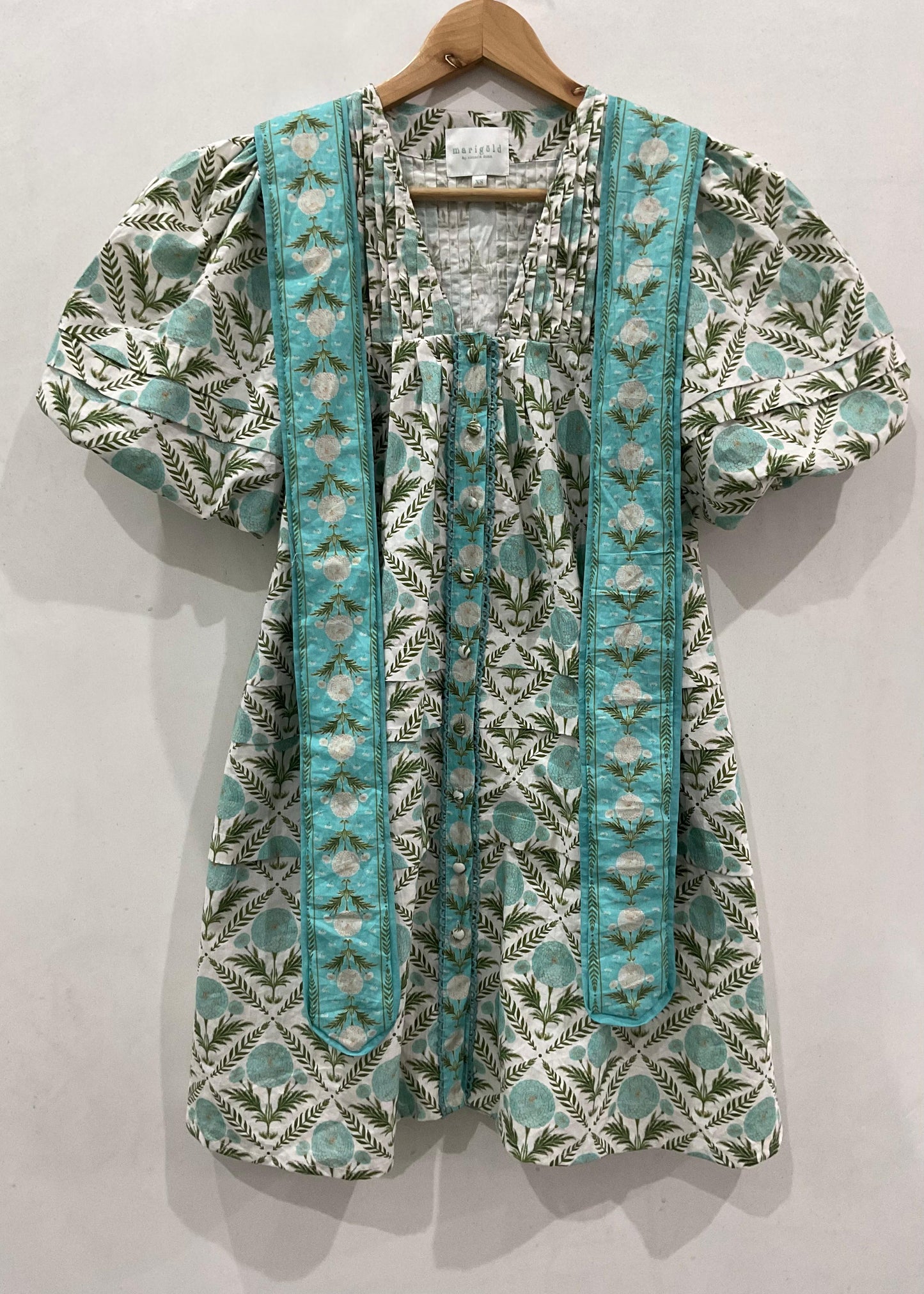 Camille Dress in Garden Lattice