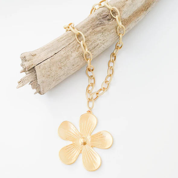 Etched Chain w/ Daisy