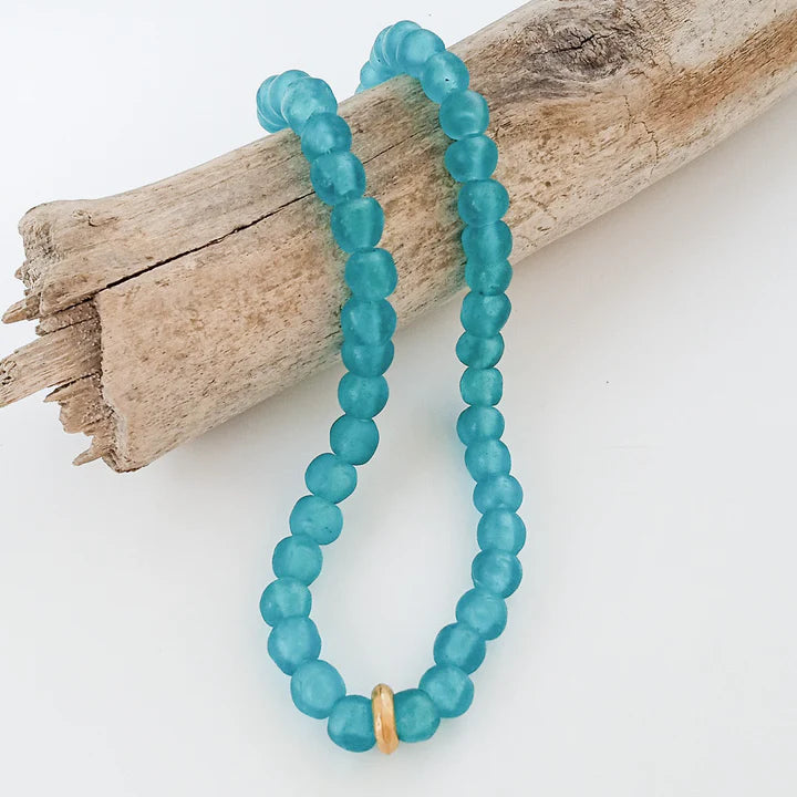 Glass Washer Necklace