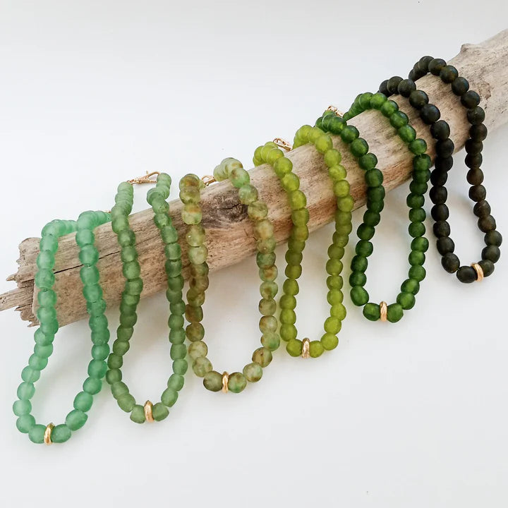 Glass Washer Necklace