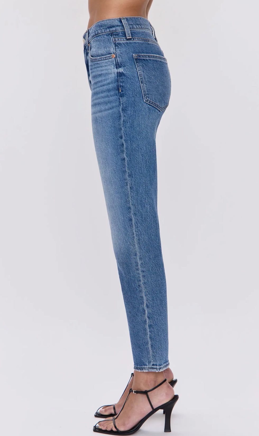 Bri High Rise Slim Straight in Charleston
