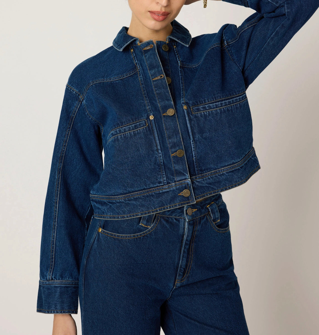 Clarke Jacket in Dark Denim