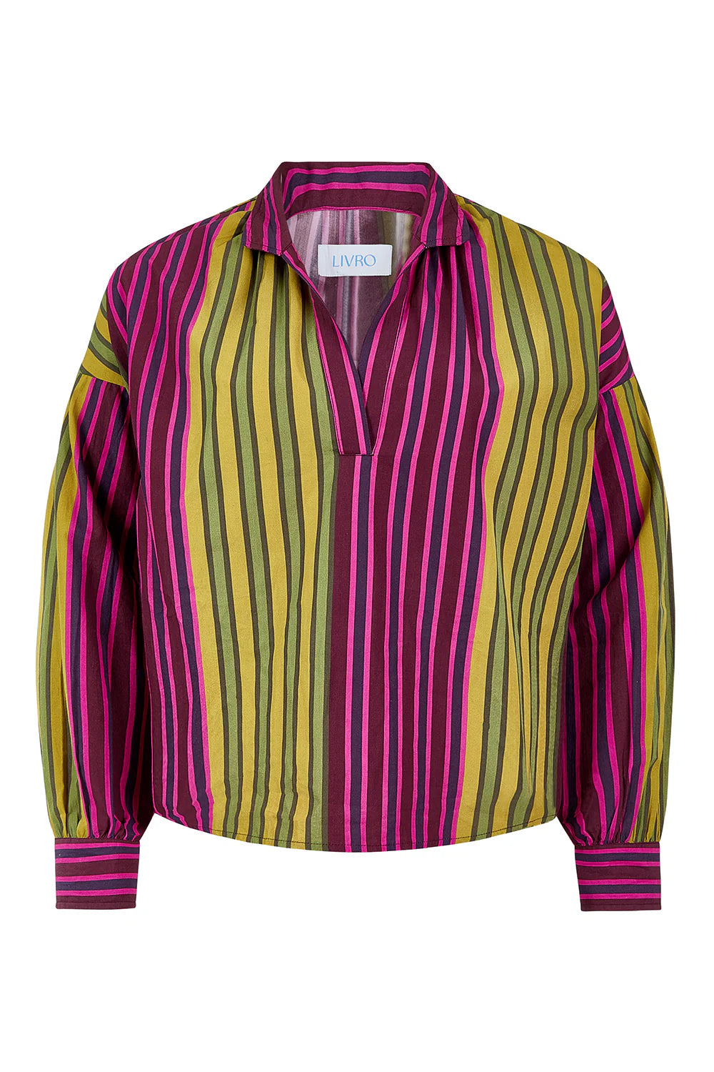 Jane Top in Wildberry Stripes