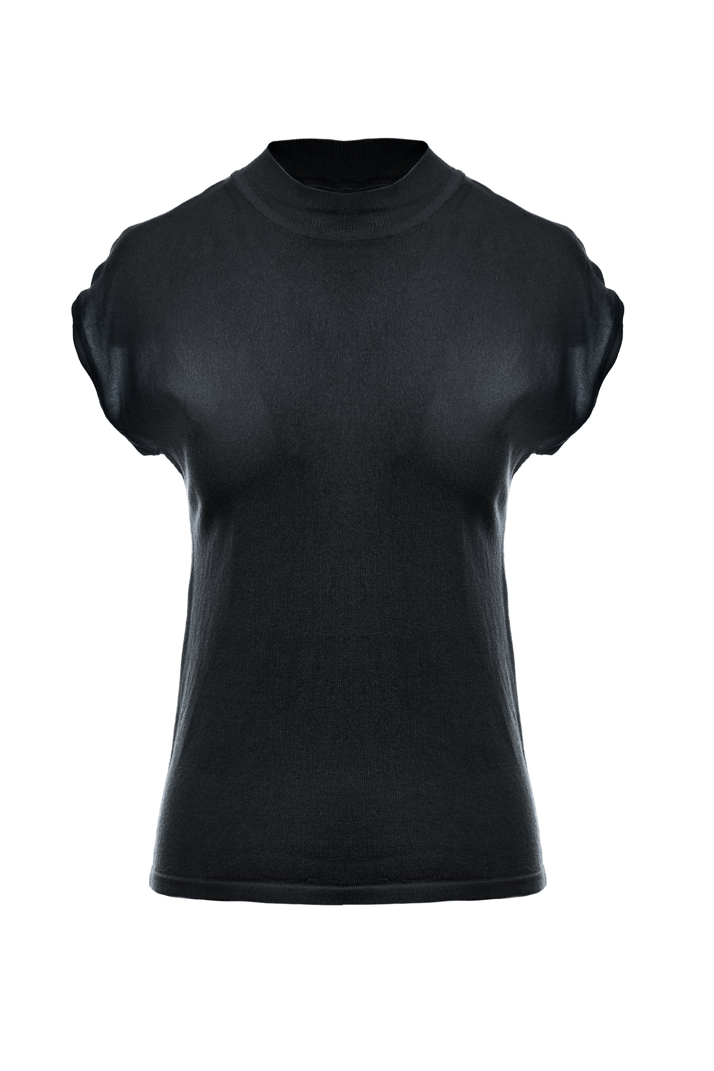 Knitwear Mock Neck Top