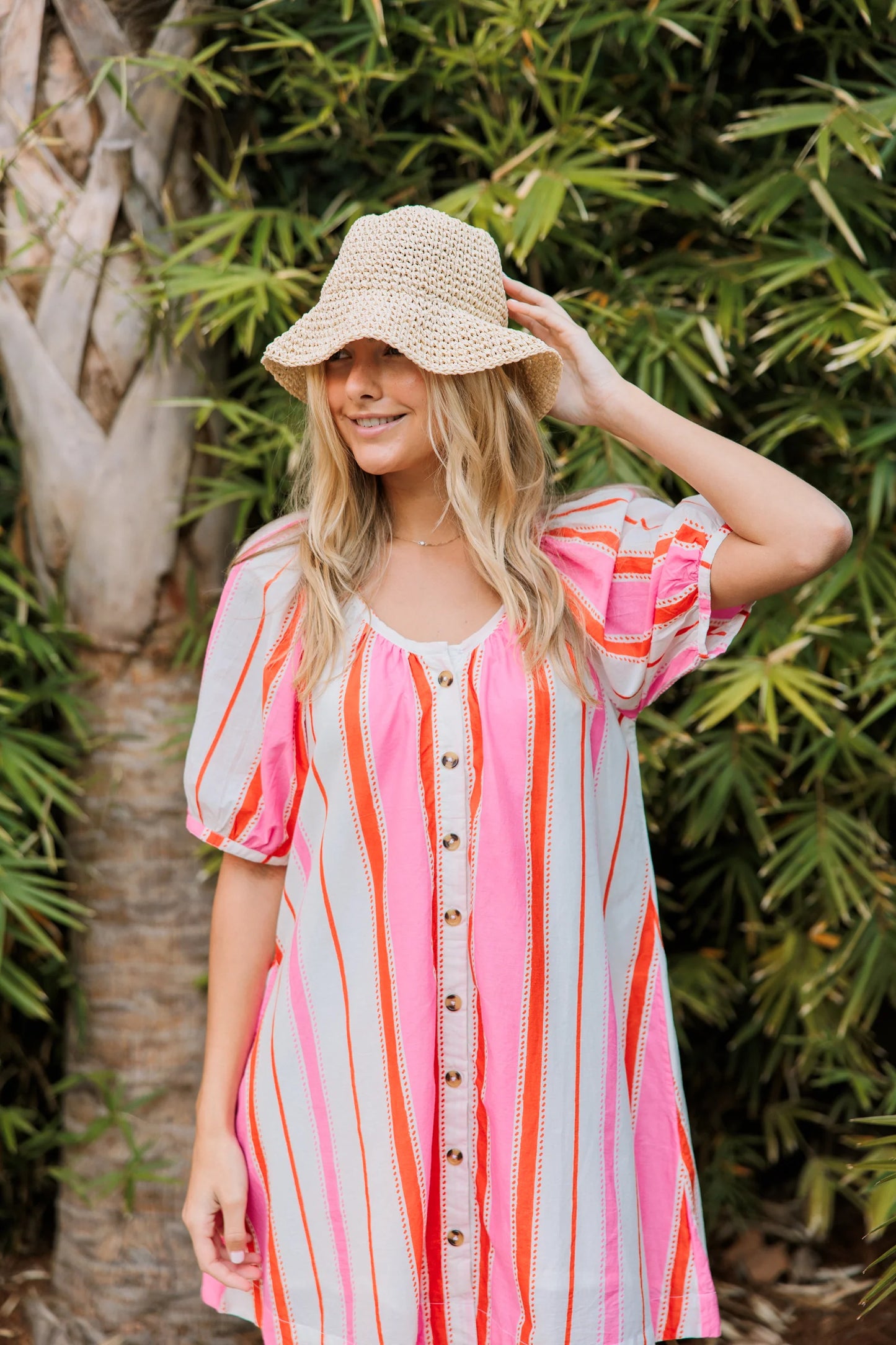 Day Dress in Boardwalk Stripes