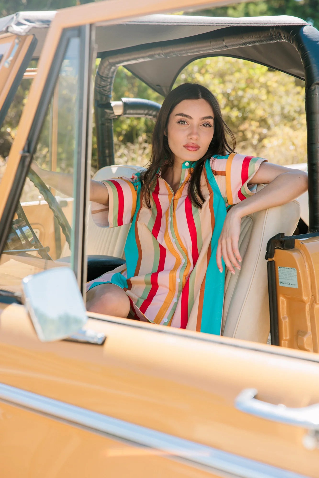 Dock Dress in Amberline Stripes